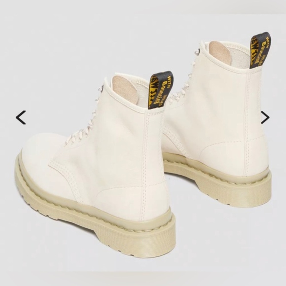 Dr Marten’s 1460 Parchment Beige Mono Milled Nubuck Leather Lace Up Boot 10 men‎ - Picture 9 of 10